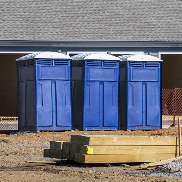 what is the maximum capacity for a single portable toilet in Muskegon Heights MI